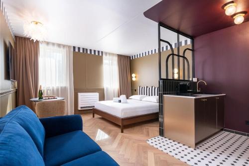 Villette Gare Apartment | Studio Art Déco Escapade Élégante et Raffinée