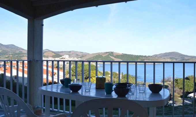 Banyuls-sur-Mer Apartment | Studio cabine à Banyuls-sur-Mer, parking, clim, vue mer - FR-1-225C-385
