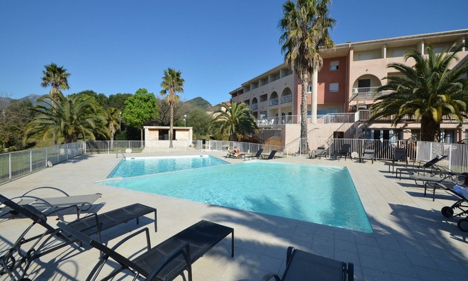 Saint-Florent Apartment | Studio cosy in La Citadelle residence in Saint-Florent with swimming pool