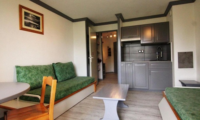 Bergers Apartment | Studio cosy pour 3 pers. à L'Alpe d'Huez avec balcon et animaux admis - FR-1-405-87