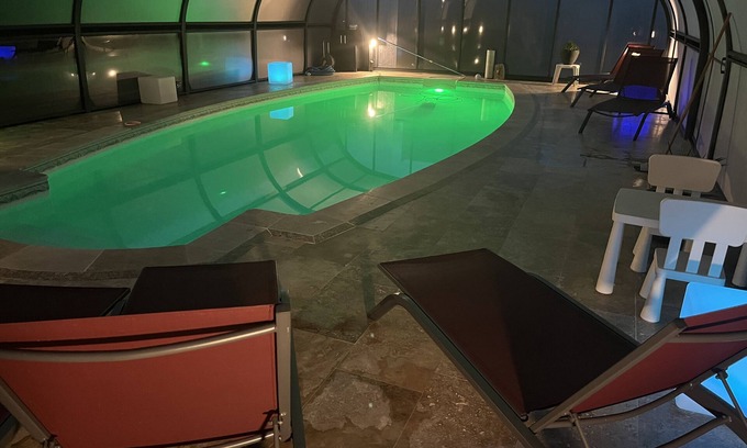 Moelan-sur-Mer Apartment | Studio t1 pool spa sauna independent