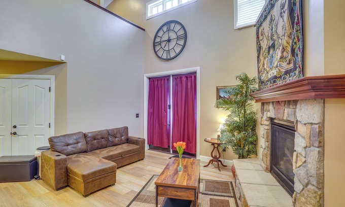 Cedar City Apartment | Studio w/Fireplace: Walk to Downtown Cedar City!