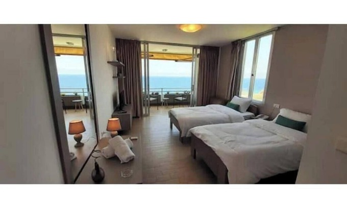 Tabarja Apartment | Studio with great seaview, beach with pool access & Twin bed studio