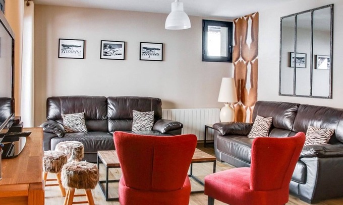 La Mongie Apartment | Stunning 6-room apt, 12 pax - Terrace, parking, WIFI