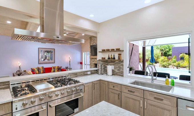 Buenavante House | Stunning, Luxury Resort Scottsdale: pool, putting, bocce, amazing amenities