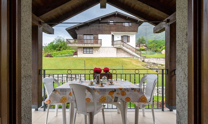 Mergozzo House | Stunning private villa for 4 guests with WIFI, TV and terrace