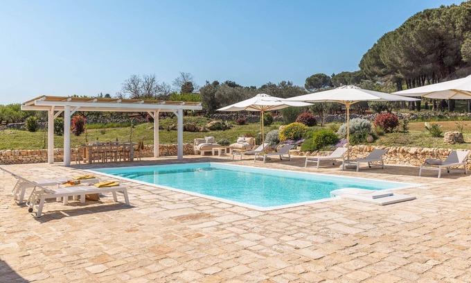 Martina Franca Villa | Stunning private villa with A/C, private pool, WIFI, TV, patio and panoramic view, close to Ostuni