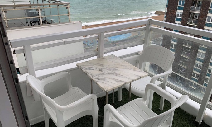 Seafront Apartment | Stunning sea front 2 bed apartment, Large Patio Balcony- Amazing Sea Views