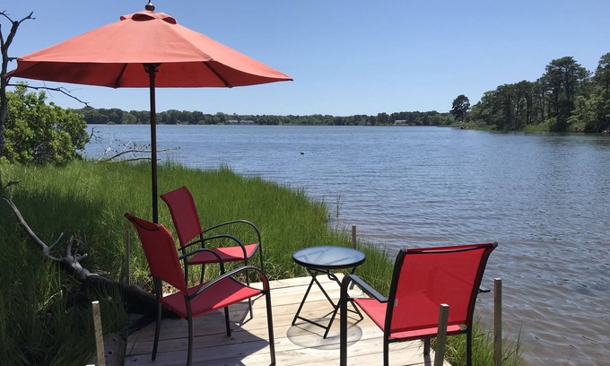 Dennis Port House | Stunning Waterfront Home on a Lake with a shared kitchen ~ #C0025970750