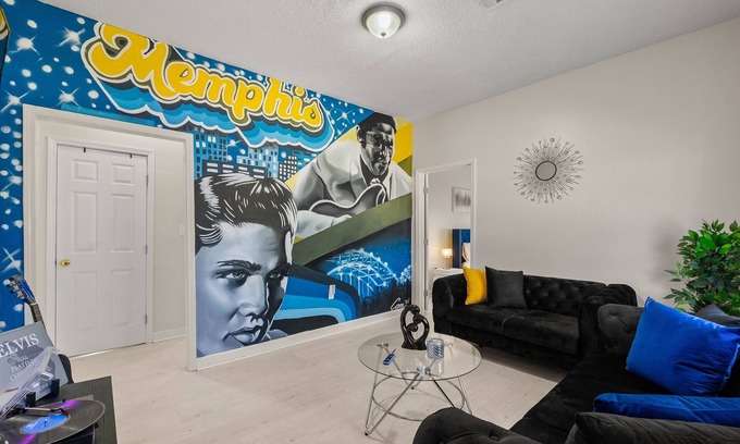 Memphis House | Stylish 3BR Home Fast Wi-Fi 12 Min to Airport 15 Min to Nightlife & Music