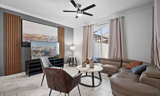 Kissimmee Villa | Stylish 4BR home Near Disney with Themed Rooms