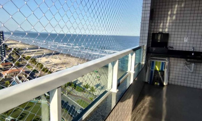 Vila Balnearia Apartment | Stylish apartment with Ocean view in Jardim Real Praia Grande