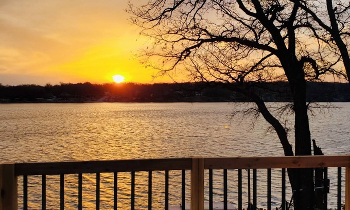 Spirit Lake Cabin | Stylish, Fully Renovated Lakefront Home on East Lake Okoboji with Private Dock!