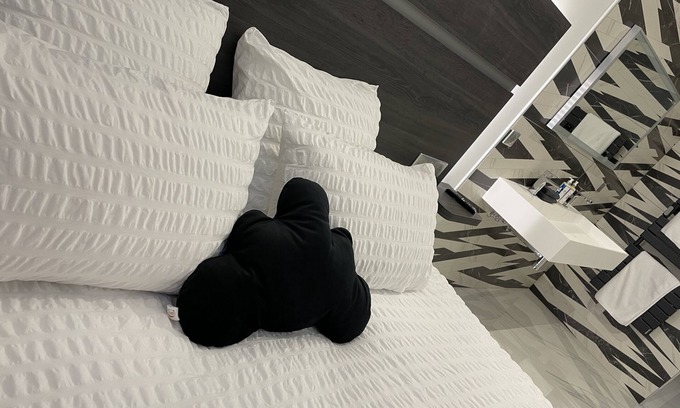 Roye Bed & Breakfast | Suite Pleine Lune luxury serenity, outdoor jacuzzi-waterfall shower-island bathtub