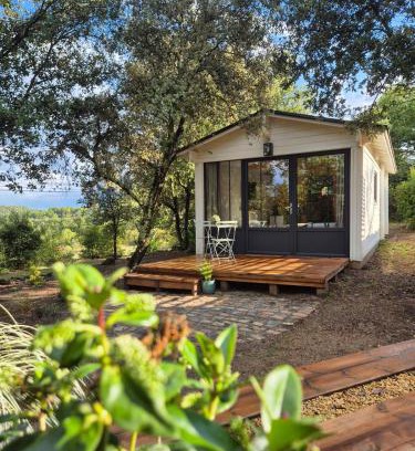 Banne Ski Chalet | Suite privée indépendante en bois- Sud Ardèche