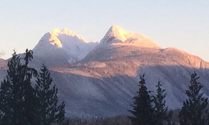 Maple Ridge House | Suite with a view of the Golden Ears Mountains