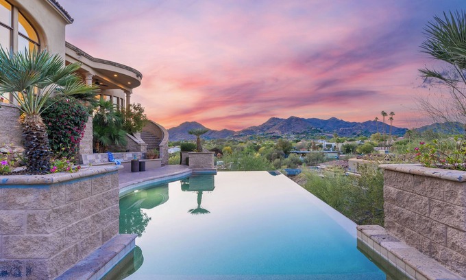 Paradise Valley Villa | SUMMER SALE | $10M Estate w/Iconic Views, Infinity Pool, Home Theater & Style