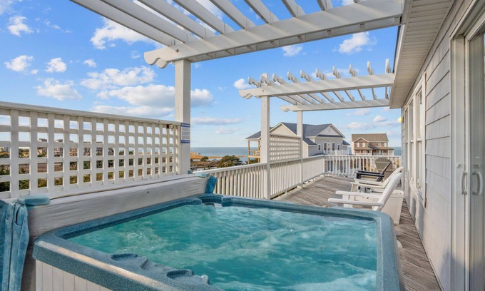 Wind Over Waves House | SUMMER SAVINGS - Semi-Soundfront w/Pool, Hot Tub, Game Room, and Cmty Boat Ramp