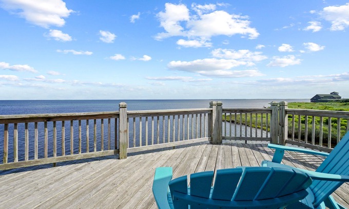 Buxton House | SUMMER SAVINGS- Soundfront Dog Friendly w/Hot Tub, Boat Slip, Kayaks, Smart TVs
