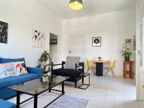 Beirut Apartment | Sunlit 2BR apt on MarMikhael Stairs