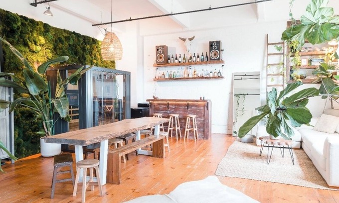 Williamsburg Apartment | Sunlit Loft Oasis in Old Factory + Sauna & Peloton