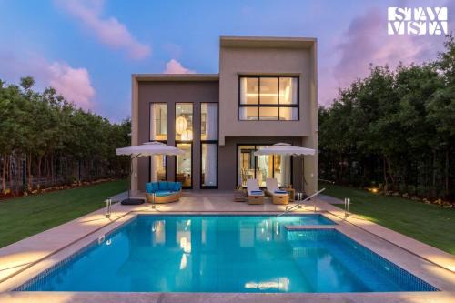 Nagaon Villa | Sunlit Splendour by StayVista near Nagaon beach boasting an Outdoor pool and Modern chic interiors