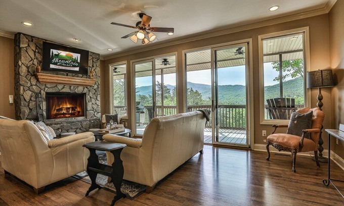 Ellijay Cabin | Sunrise Ridge - Sunrise Views, Hot Tub, Fire Pit