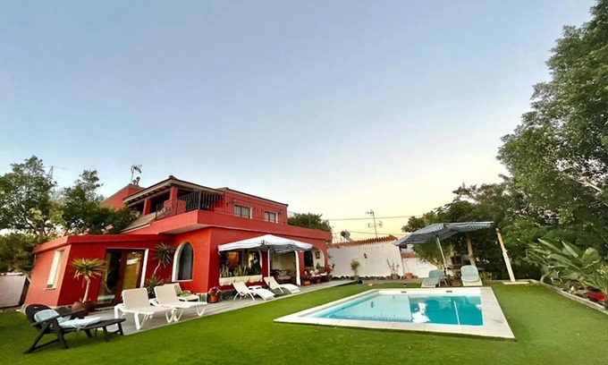 San Bartolome de Tirajana Apartment | Sunset and oceanview 1 bedroom apartment with shared pool