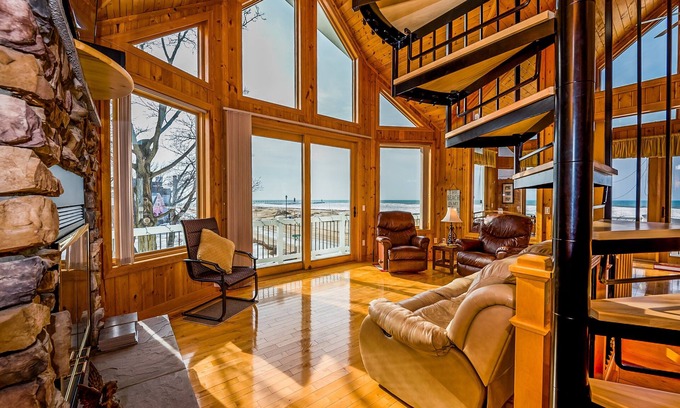 South Haven House | Sunset Kisses. Beachfront Luxury vacation rental