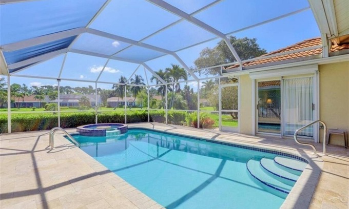 Central Naples House | SUPERB LAKESIDE VILLA WITH PRIVATE POOL AND HOT TUB - NAPLES