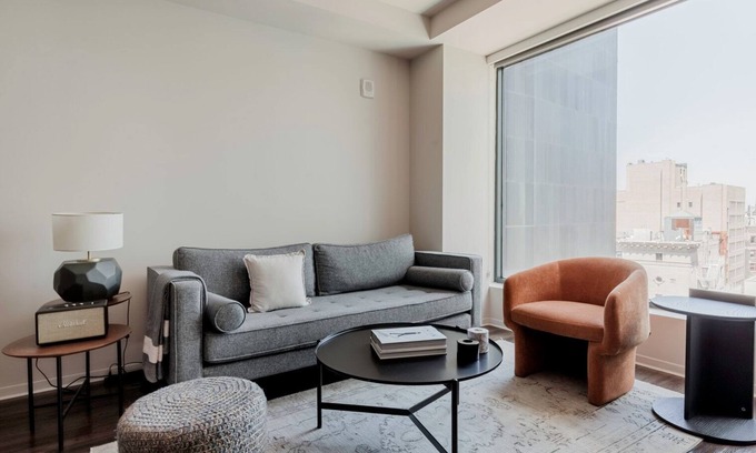 Theatre District Apartment | Sweet Chinatown/Theater Dist 2BR w/Gym, close to Bars, by Blueground