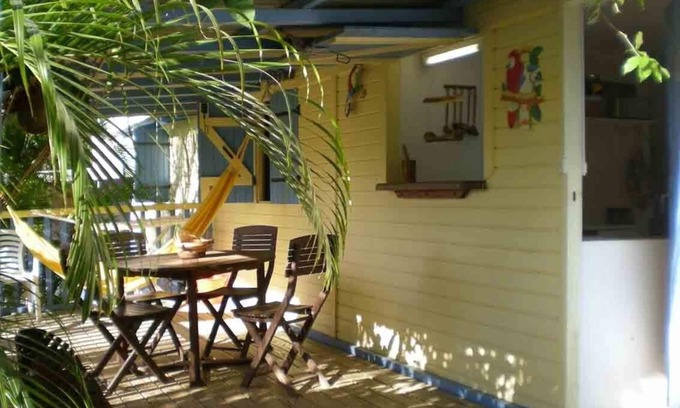 Deshaies Apartment | T2 INDIANA air-conditioned, DESHAIES 350 m Grande Anse, 2/3 people, large terrace.