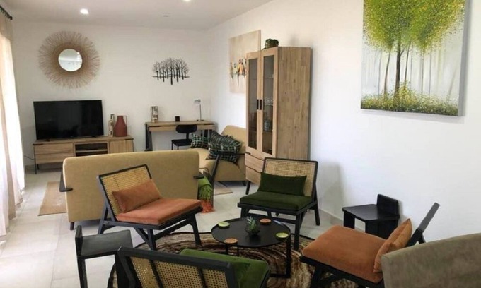 Calvi Villa | T4-3*-1st floor 100m2/Private garden 50 m2 BBQ/Transats beach 5 min by car