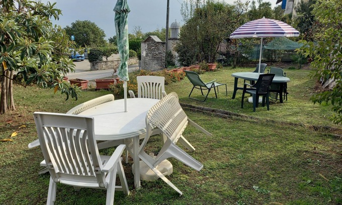 Ghiffa Apartment | Tastefully furnished apartment with spacious outdoor area