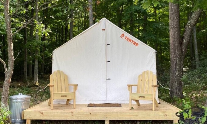 Honor RV Rental | Tentrr Signature Site - Sleeping Bear Dunes - Bobcat's Cave