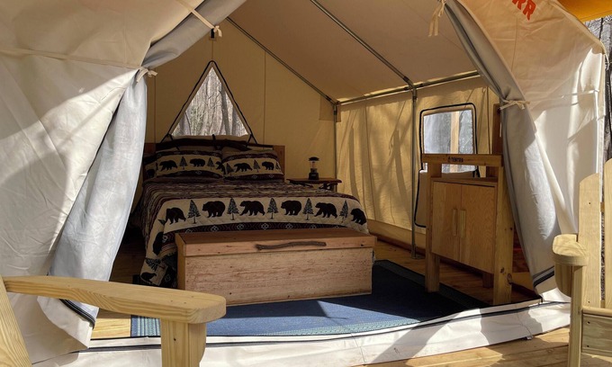 Morganton RV Rental | Tentrr Signature Site - 6 Ponds Farm Glamping