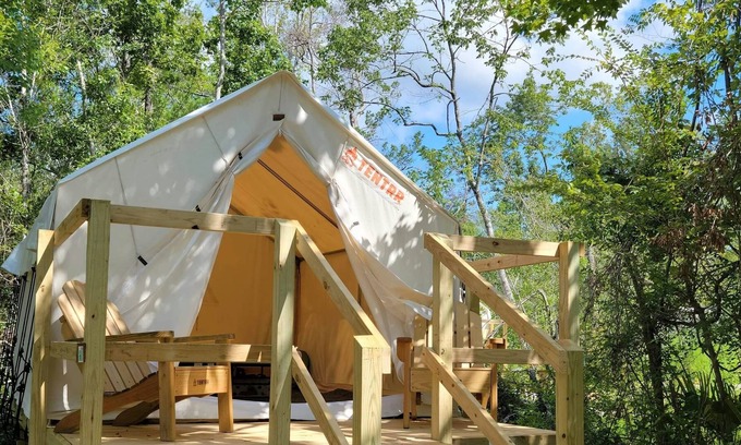Springfield RV Rental | Tentrr State Park Site - Louisiana Tickfaw State Park - Woodland H - Single Camp