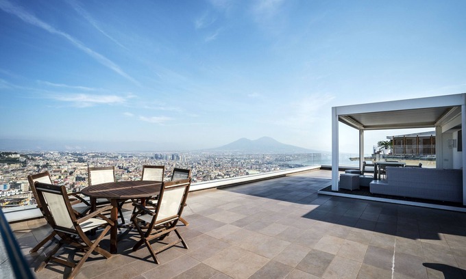 Vomero Apartment | Terrazza Manù . Naples at your feet .