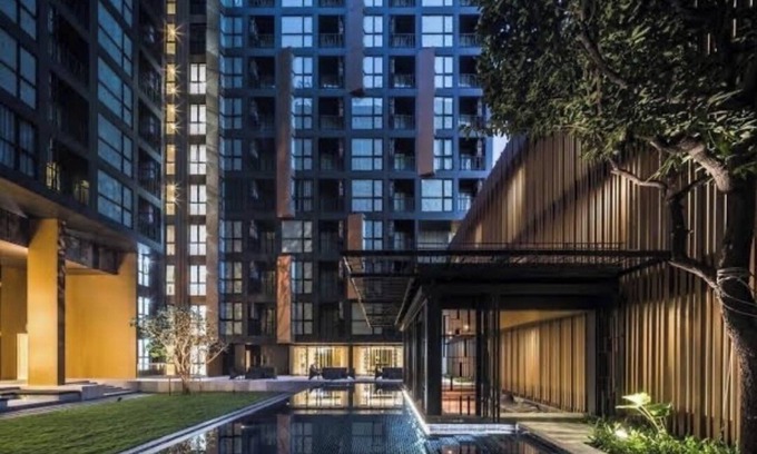 Talat Yai Condo | 🏡 The Base Height Phuketn🌳 พื้นที่ประมาณ 33 ตร.ม.n🛌 ชั้น 4 ใกล้ลิฟท์ ห้องมุม