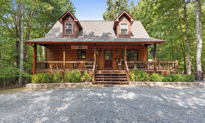 My Mountain Cabin | The Cabin, Hot Tub, Game Room, Screened Porch, Fire Pit