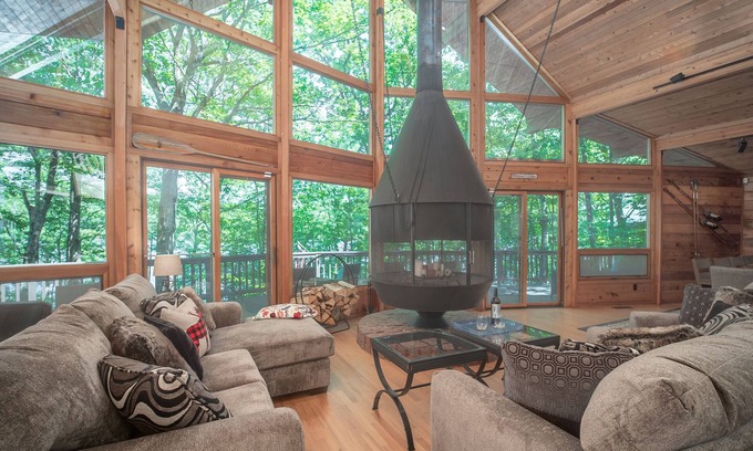 Harrison House | The Chalet - Family-Friendly Waterfront Vacation Home on Crystal Lake