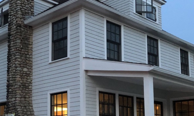 Chester House | The Chester House, oceanside in the village, private wharf