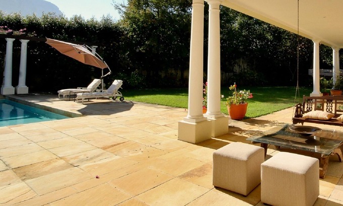 Constantia Villa | The Constantia nestles among vineyards with spectacular mountain views.