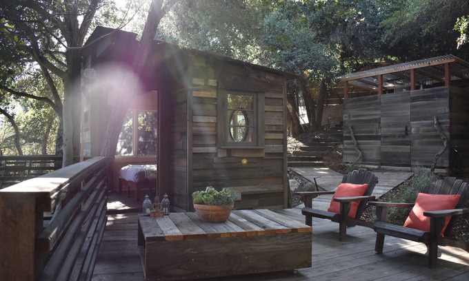 Topanga Cabin | The Flying Pig Treehouse Oasis