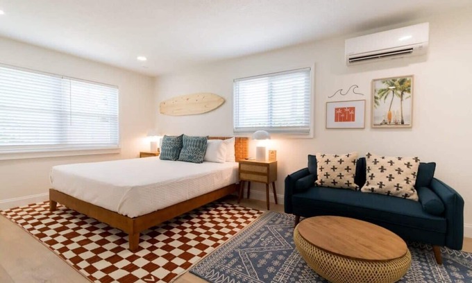 Cocoa Beach Condo | THE JUNI - Studio Steps to Beach + Downtown