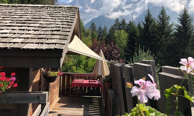 Les Houches Ski Chalet | The Mazot, mini chalet ideal for 2 people. Exceptional view