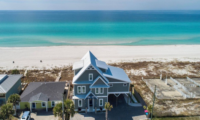 Miramar Beach House | The Oasis | Luxury Gulf Front Home, Private Gulfside Pool