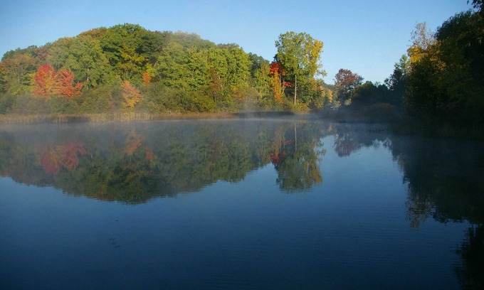 Newaygo Cabin | The Old Dam Inn - A Spacious Waterfront Retreat in Northwestern Michigan