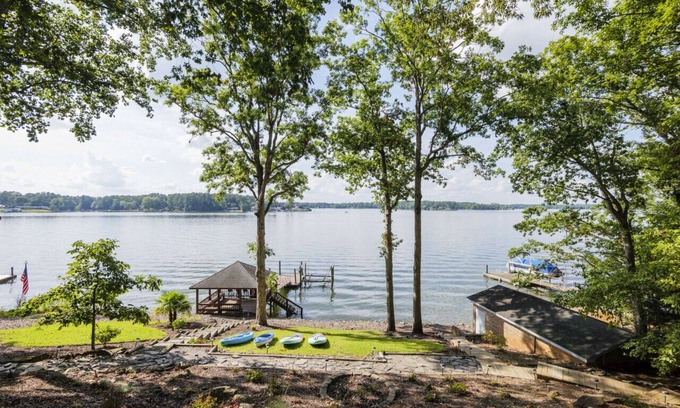 Leesville House | The Overlook at Langford, Private dock with SUPs Kayaks, and Ping Pong
