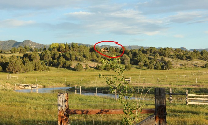Hatch Cabin | The Ranch House river view on 280 acre Sevier River Ranch